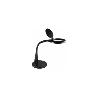 Fabrilamp Flexo Plath Negro 8w 595lm 5000k C/lupa Reg.intens Flexib Orientab Tactil 43x18x38cm
