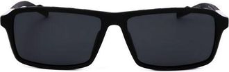 adidas Mens Black Rectangular Sunglasses SP0049-02S-1