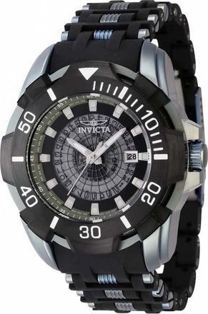 Invicta IN-44130 Mens Sea Spider Watch - Silver - One Size
