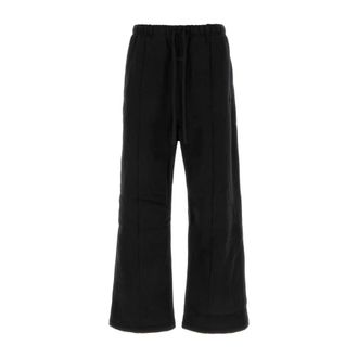 Fear of God Wide Trousers, male, Black, Size: XL Signature Lounge Sweatpant