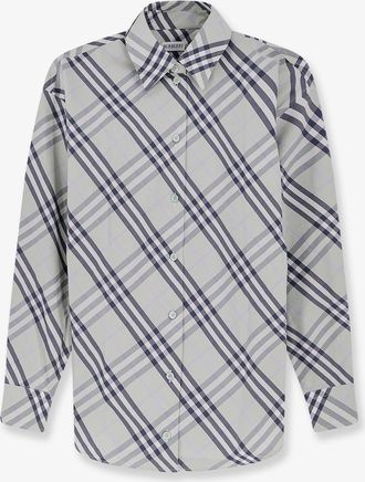 Burberry Camicia Emma in cotone con motivo Check - BURBERRY - gender_Woman