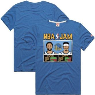 Homage Mens Homage Stephen Curry & Seth Curry Royal Golden State Warriors NBA Jam Tri-Blend T-Shirt at Nordstrom, Size Xx-Large
