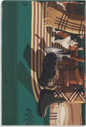 Burberry Knight & Day silk Scarf Female UNI