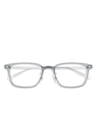 Montblanc Bril met rechthoekig montuur - Grijs