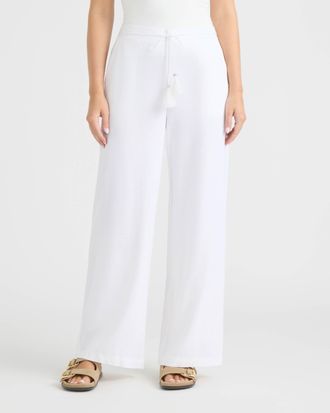 Ellen Tracy Womens Wide Leg Pant