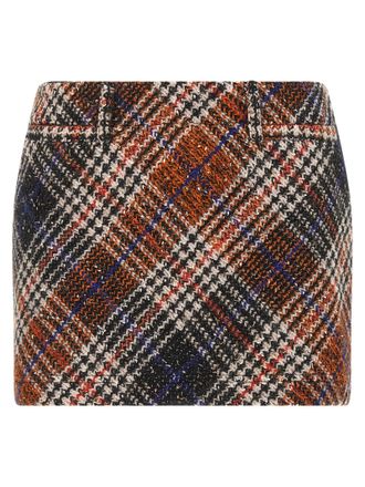Missoni Multicolor Wool Long Womens Skirt