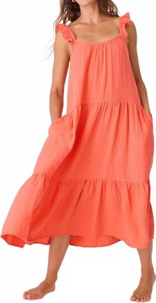 PJ Salvage Copacabana Dress In Guava