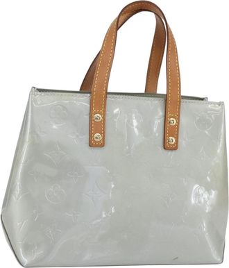 Louis Vuitton Reade Handbag Monogram Vernis Gray Patent_Leather Handbag (Pre-Owned)
