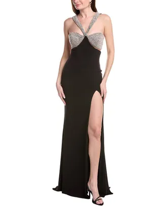 Jovani Solid Embellished Gown