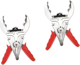 OEM Juego De 2 Alicates Para Extraer Anillos De Pist&oacute;n, Herramientas Para Autom&oacute;viles, Alicates Para Pistones, Expansor De Compresor, Rojo