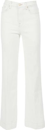 7 For All Mankind Modern Dojo Tailorless Sugar - Dames - Flared Jeans - Wit - W30 - Jeans