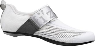 fizik Transiro Hydra Aeroweave Carbon Triathlon Performance Cycling Shoes, EU 46, White/Silver