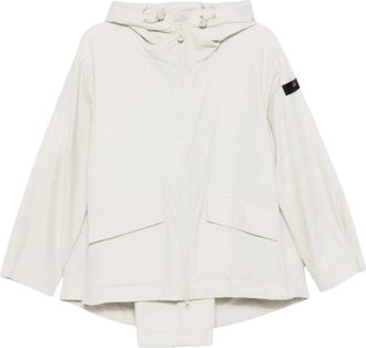Peuterey Hooded Jacket - Dames - Zomerjassen - Wit - M - Jassen