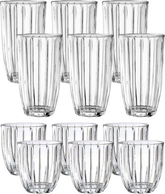 Jay Companies Jay Import Company Capri 12Pc Cooler & Double Old Fashioned Glassware Set