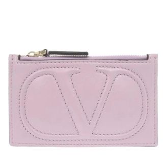 Valentino Pre-owned Wallets, female, Purple, Size: ONE SIZE Pre-owned Vintage Card Holder