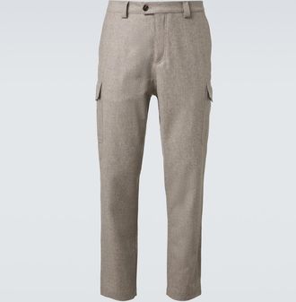 Brunello Cucinelli Wool tapered pants