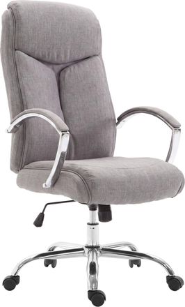 Clp Silla De Oficina Arlen Tapizada En Tela Gris