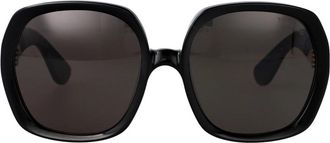 Tom Ford Saffron Zonnebril - unisex - Zonnebrillen - Zwart - 60 MM - Accessoires