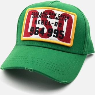 Dsquared2 Mens Dsquared2 Rebel-D2 Cap Green - Size: OS