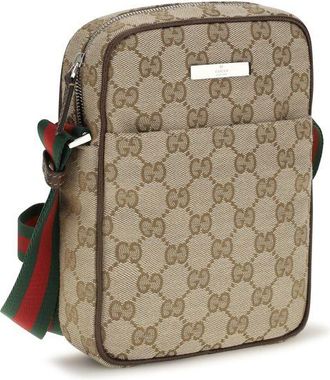 Gucci Tag Shoulder Bag - Beige