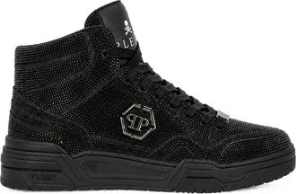 Philipp Plein Mid-Top Sneakers Predator - unisex - Sneakers - Zwart - 44 EU - Schoenen