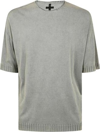 MD75 Light Oversized Reversible Short Sleeves Sweater