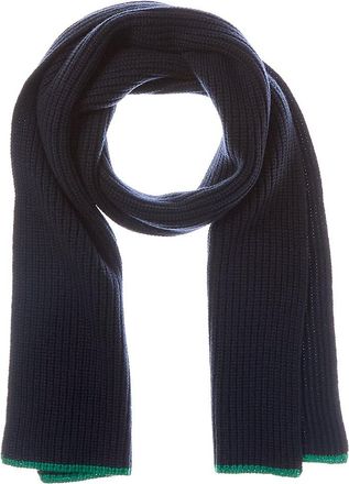 Vince Shaker Stitch Tipped Wool & Cashmere-Blend Scarf