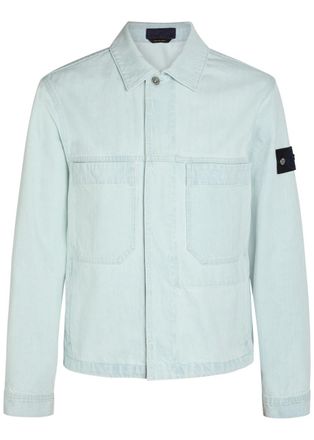 Stone Island Denim Jacket - Blue - XL