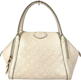 Louis Vuitton Neige White Monogram Empreinte Handbag Tote Bag (Pre-Owned)