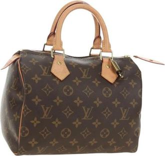 Louis Vuitton Pre-owned Vintage Monogram Hand Bag - Dames - Vintage Handtas - Bruin - ONE Size - Leer - Vintage