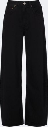 A Gold E Low Curve wide-leg jeans