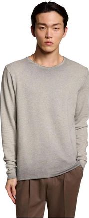 Kiefermann Round-neck Knitwear, male, Gray, XL, Achko Sweatshirt