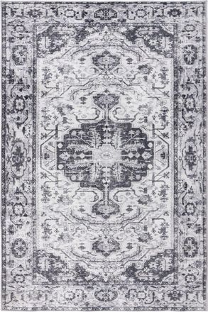 LALEE Waschbarer Design Teppich Vegas 201 - Silver