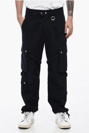 Isabel Marant Cargo EUSEBIO Pants with Drawstringed Ankles size 36