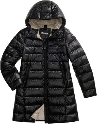 Blauer Giacca Lunga Adelaide - - Jackets - Donna - Nero - 2XL