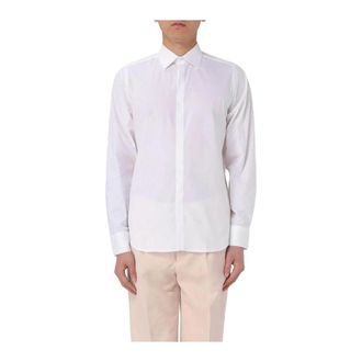 Manuel Ritz Formal Shirts, male, White, M, Elegant White Casual Shirt