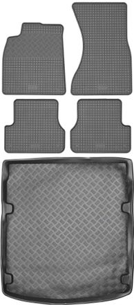 OEM Juego De Alfombrillas De Goma Para Coche Y Alfombrilla Para Maletero Para Audi A6 Iv C7 Limousine/sed&aacute;n (2011-2018)