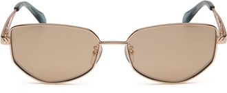 Just Cavalli Zonnebril Glanzend Koper Goud
