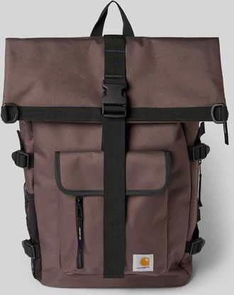 Carhartt Work in Progress Rucksack mit Logo-Patch Modell Philis in Aubergine, Gr&ouml;&szlig;e 1