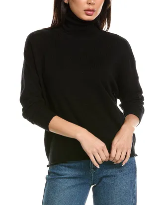 Brodie Textured Roll Neck Wool & Cashmere-Blend Sweater