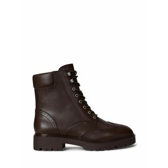 Ralph Lauren Bottines met veters in glad leer Allyson