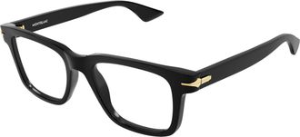 Montblanc Demo Rectangular Mens Eyeglasses MB0266O 001 52