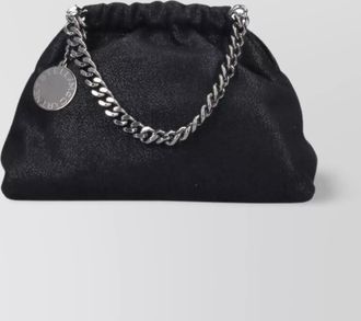 Stella McCartney chain strap metallic finish shoulder bag
