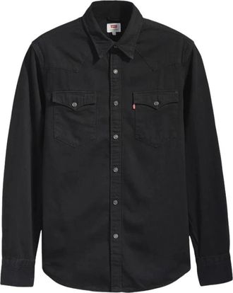 Levi's Sweater - Heren - Casual Overhemden - Zwart - XL - Overhemden