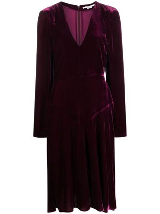 Stella McCartney Jurk met V-hals - Paars