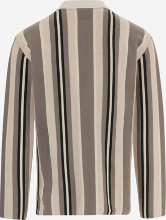 Guest In Residence Mens Polo Shirt Striped Cashmere Multicolour T-shirts And Polos