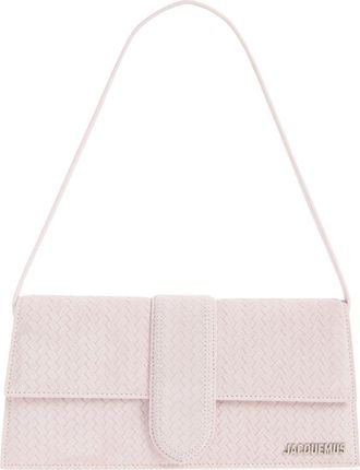Jacquemus Le Long Bambino Suede Shoulder Bag in Light Pink 410 at Nordstrom