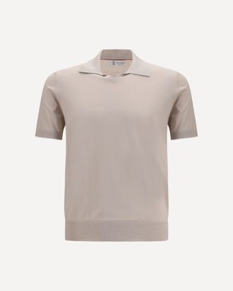 Brunello Cucinelli Cotton Polo Shirt Male 48