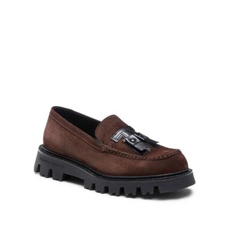 Fratelli Rossetti Schoenen, Dames, Bruin, 39 EU, Leer, Suede Leren Loafers