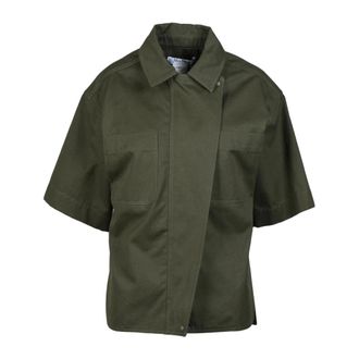 Max Mara Dames, Blouses & Shirts, Groen, Maat: M Katoen